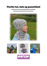 Last inn bildet i Galleri-visningsprogrammet, Norlin lue, hals og pannebånd - PAPIRMØNSTER