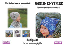 Last inn bildet i Galleri-visningsprogrammet, Norlin samlepakke Luer, pannebånd og hals - PAPIRMØNSTER